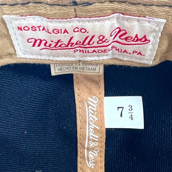 Vintage Mitchell & Ness New Orleans Saints Fitted Cap 7 3/4 Black 25th Ann 1991 - Picture 11 of 16